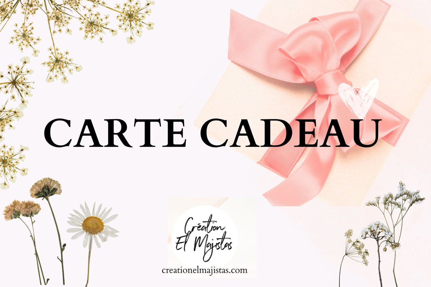 Carte cadeau Création Elmajistas