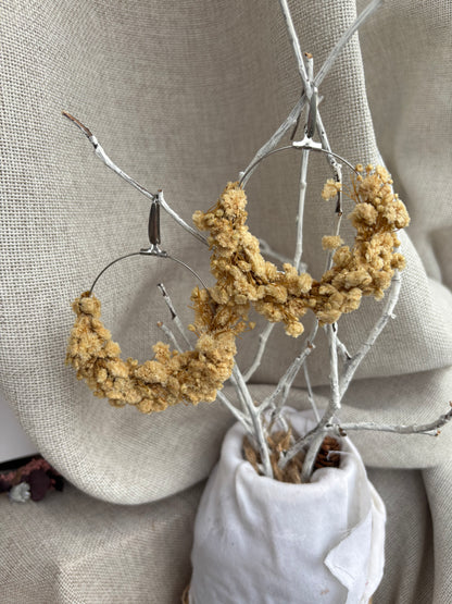 | Collection Alvina | Boucles d'oreilles en fleurs stabilisées
