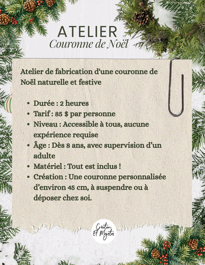 Atelier boutique Brockart - Jeudi 3 décembre de 18H à 20H