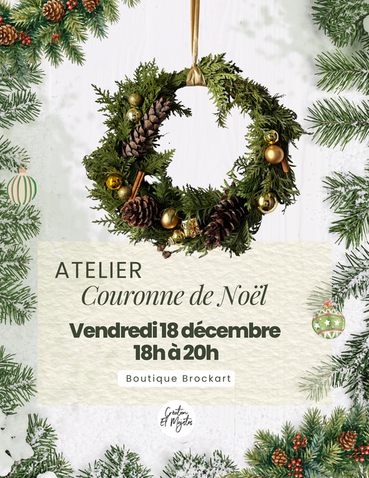Atelier boutique Brockart - Vendredi 18 décembre 18H à 20H
