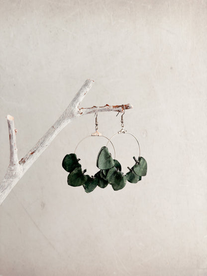 | Boucles d’oreilles en fleurs stabilisées