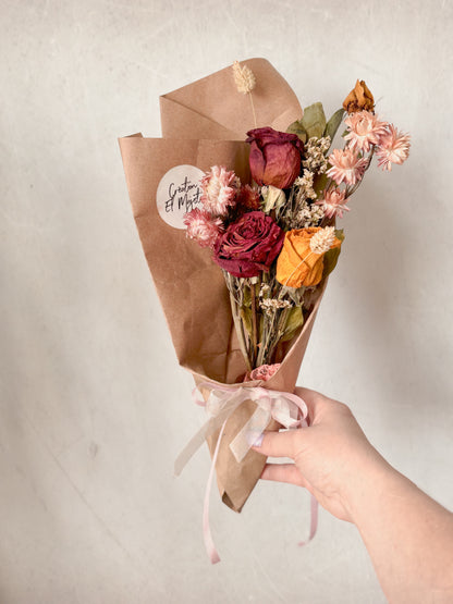 Bouquet de fleurs séchées