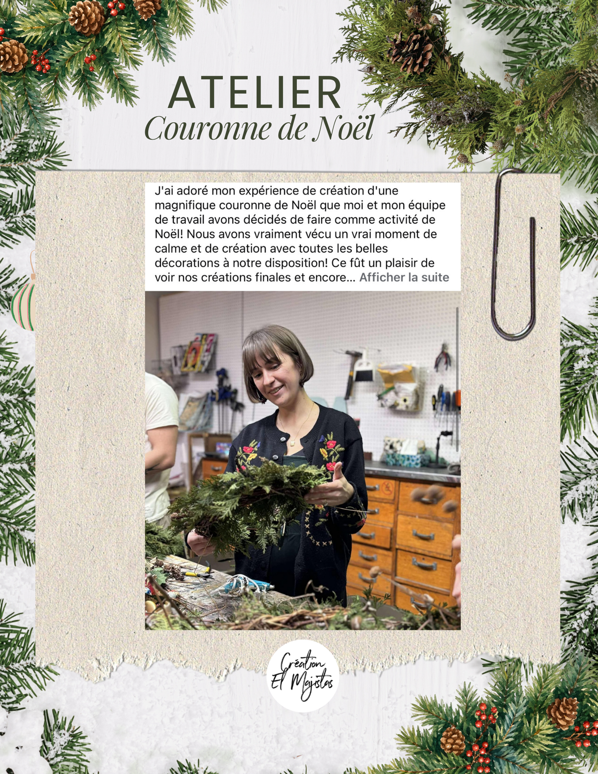 Atelier boutique Brockart - Jeudi 3 décembre de 18H à 20H